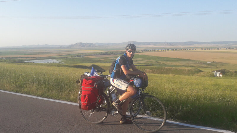 1-10 autoportrait au vélo, Dobroudja (Roumanie)