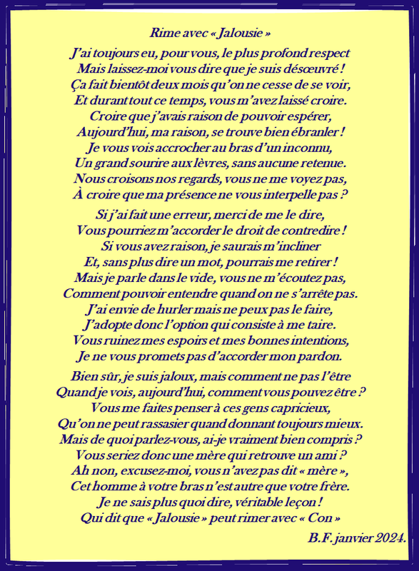 Rime avec Jalousie p45 L3 m47