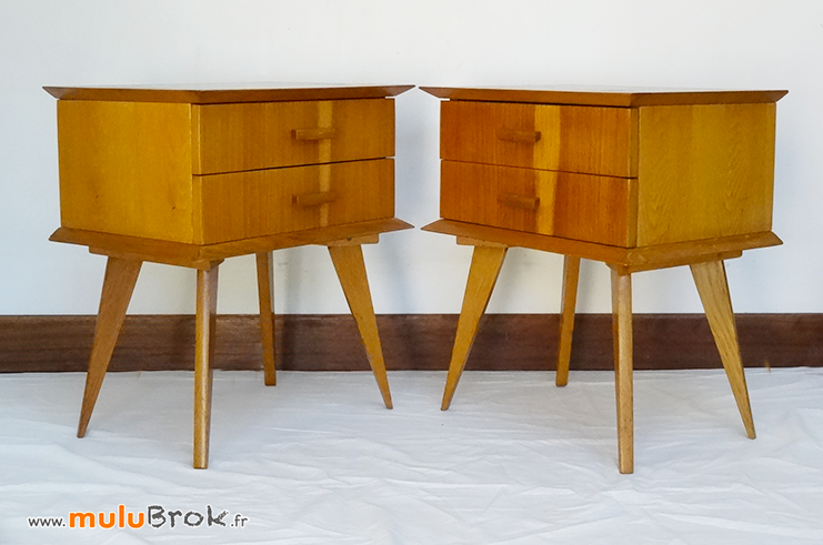 DUO-CHEVETS-2-TIROIRS-PIEDS-COMPAS-5-muluBrok-Vintage