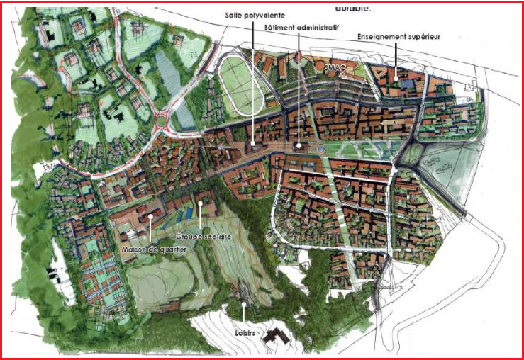 constance plan urbanisation projeté