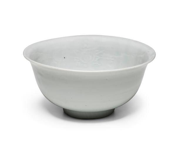 A Shufu-type molded bowl, Yuan dynasty (1279-1368)