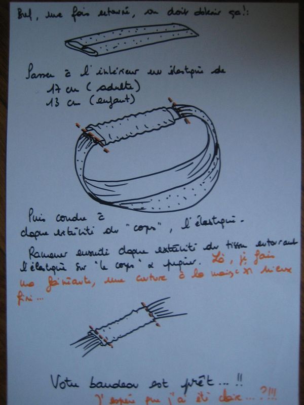 Tuto Bandeau suite et fin