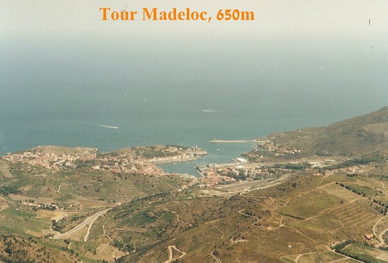 Collioure, vue de la Tour Madeloc