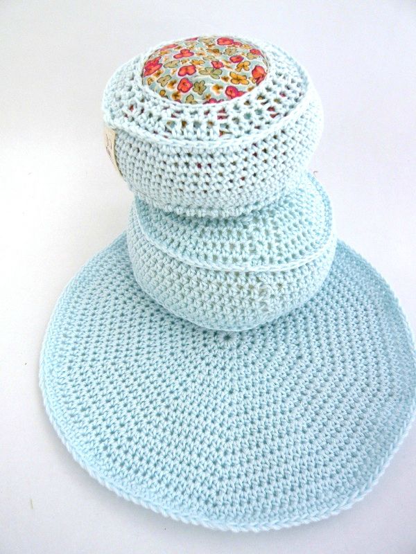 pouf tapis rond pour poupee lapin souris