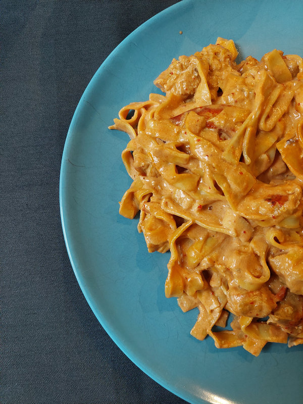 Tagliatelle sauce homard ©Kid Friendly