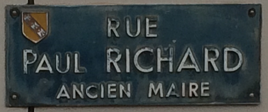 plaque de rue