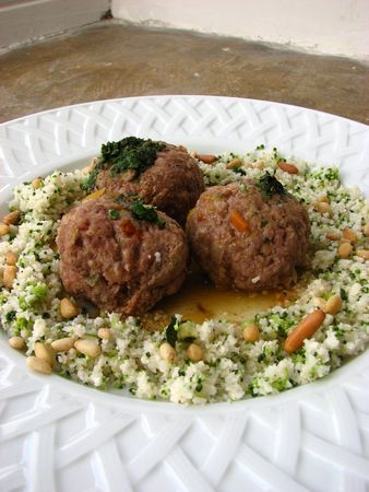 Boulettes d’agneau et couscous végétal recettes SOUPE REPAS AUX BOULETTES DE COUSCOUS