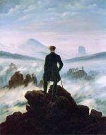 Caspar David Friedrich - Voyageur contemplant une mer de nuages, 1818