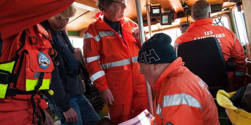les sauveteurs en mer