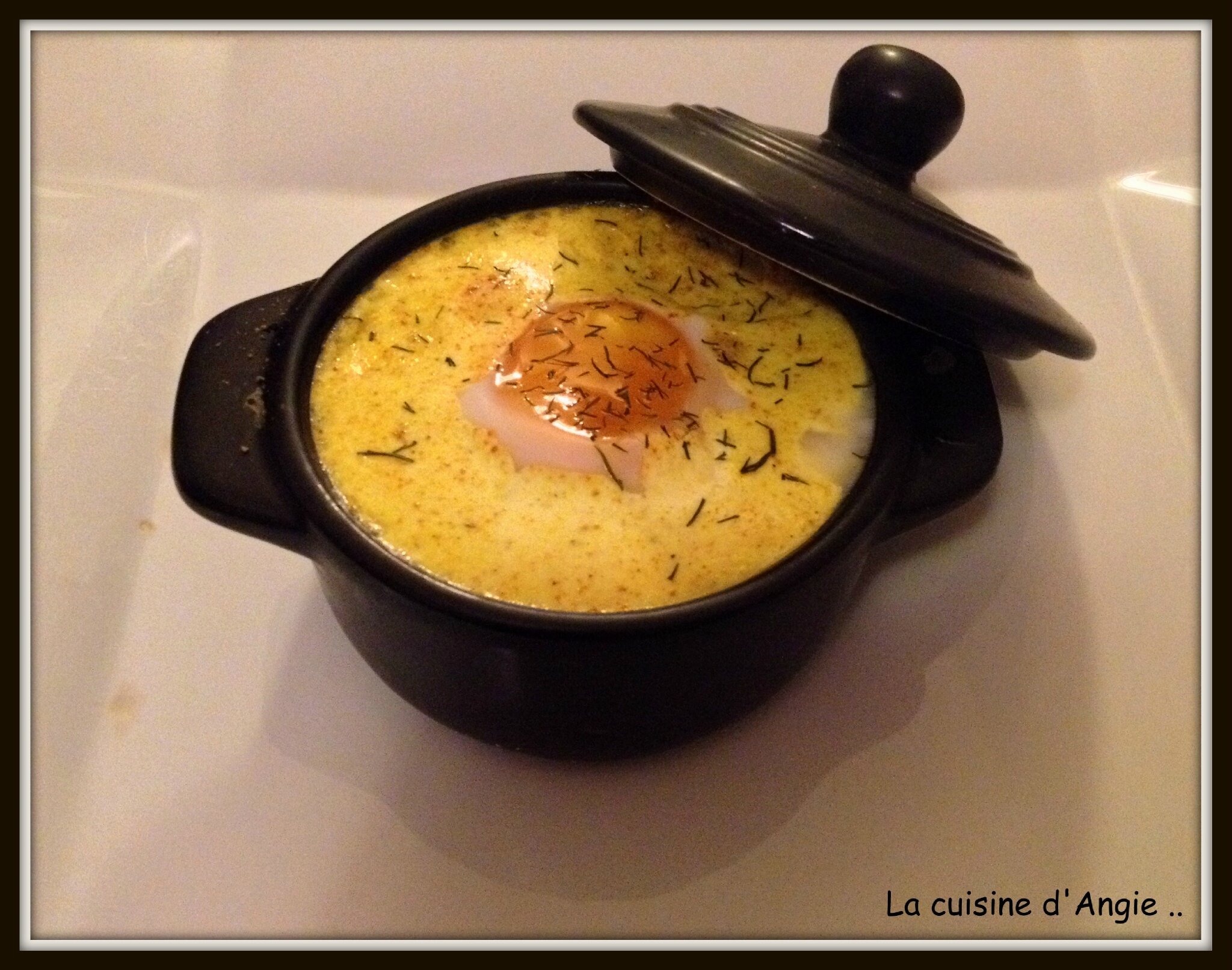 Oeufs cocotte au crabe