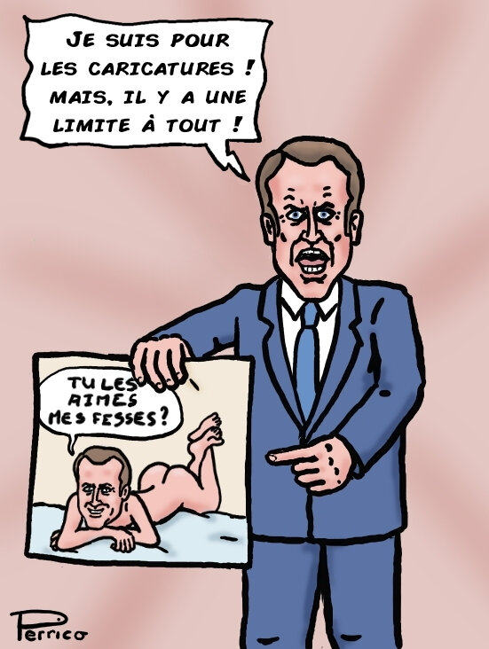 Macron et les caricatures - 18 avril 2021