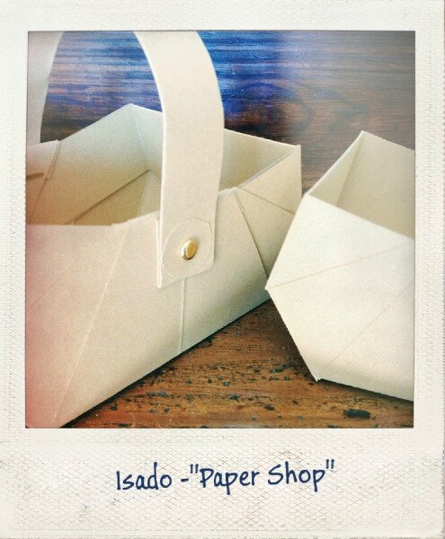 panier en kraft de pâques origami