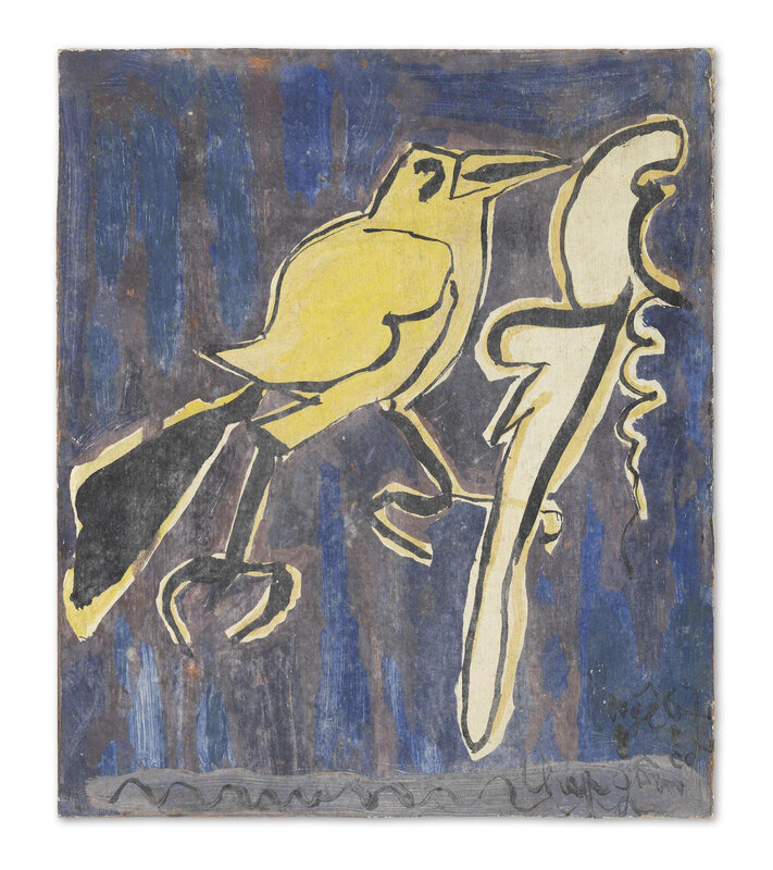 Nguyễn Tư Nghiêm (Vietnamese, 1920-1988), Bird, 1967