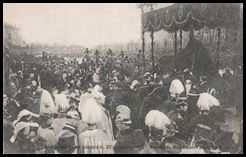 funerailles leopold arrivee place sainte gudule