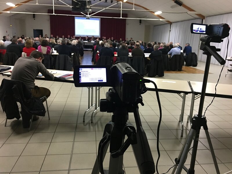 conseil de communauté d'agglomération Mont-Saint-Michel Normandie Isigny-le-Buat 30_01_2017 camescope vidéo conseil