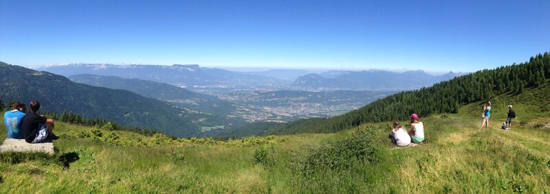 Vue de la Combe de Savoie depuis Val Pelouse