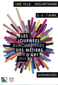 journées européennes des métiers d'art 2013 Avranches