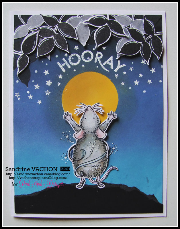 Sandrine VACHON carte souris lune PINK INK DESIGNS (1)