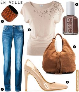 tenue-jean-beige