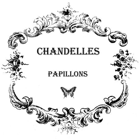 CHANDELLES PAPILLONS