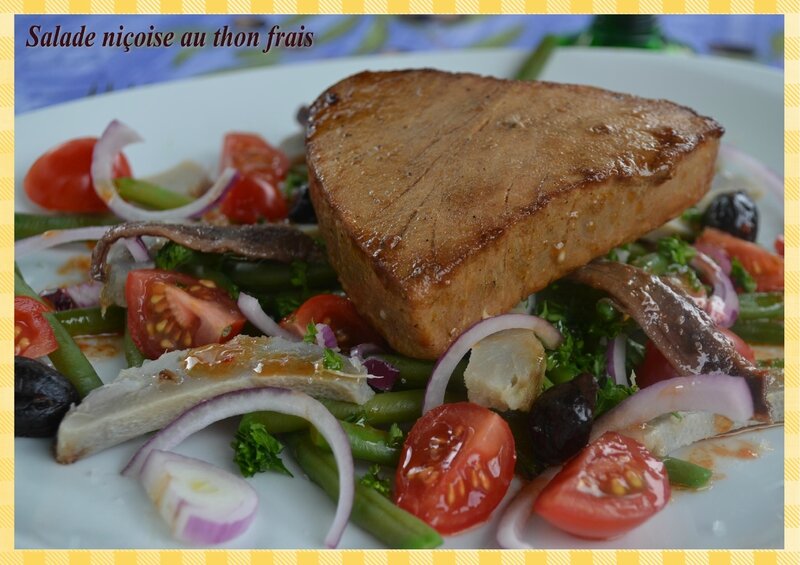 salade niçoise au thon frais