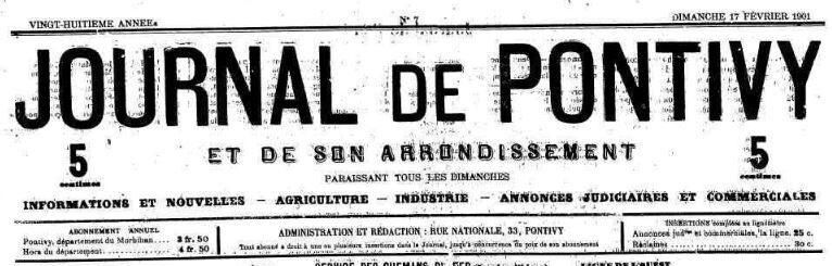 Presse Journal de Pontivy 1901_1