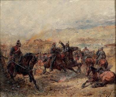 Beauquesne, Scène de bataille (1908)