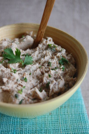 Rillettes de sardines au citron et à la coriandre