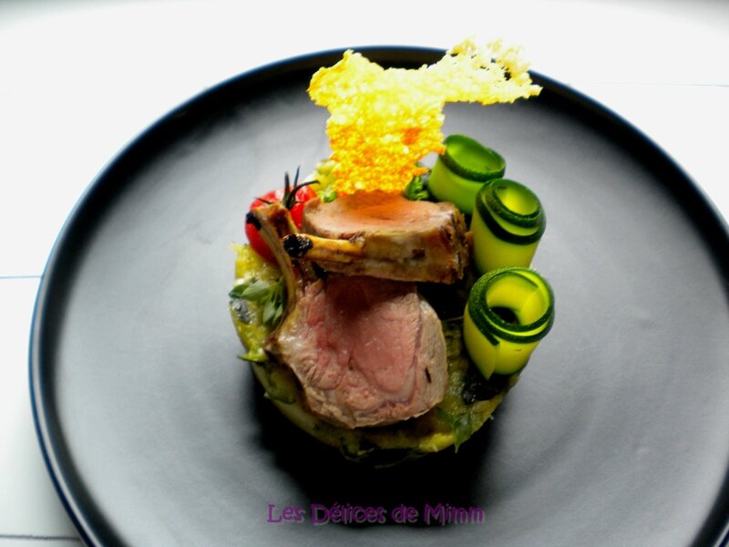Couronne d’agneau et parmentier de courgettes (#agneausibon) 5