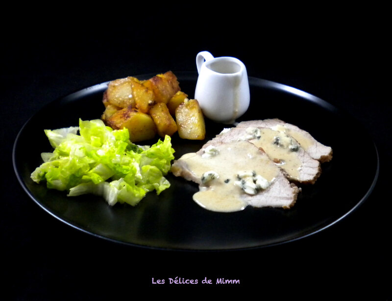 Rôti de porc au Roquefort 3