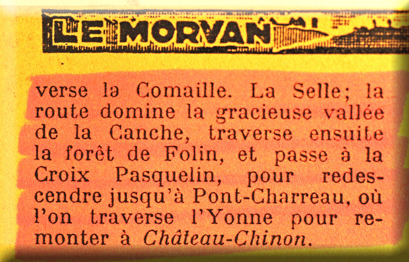 Morvan, guide touristique 1933 