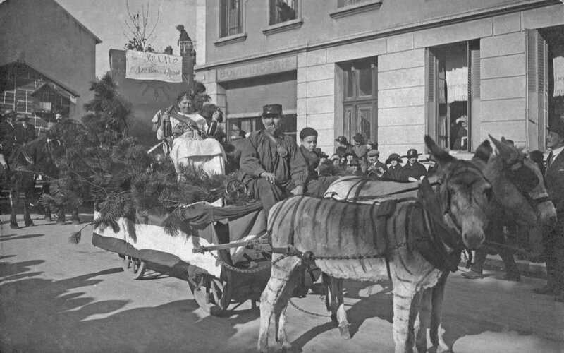 1923 04 02 Belfort CPhoto Char de l'Arsot Rue Voltaire Strasbourg BF