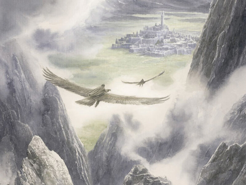 Húrin_and_Huor_are_Carried_to_Gondolin