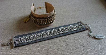 bracelets chainés