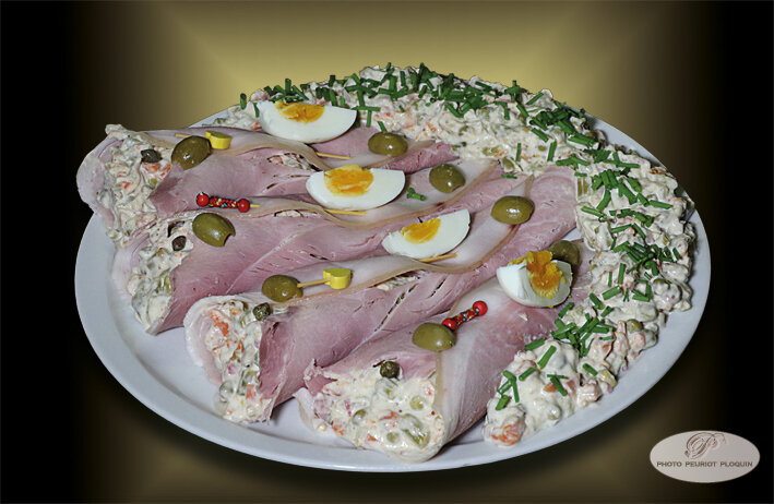 Cornets de jambon à la Russe ou salade Olivier ! - Escapades et découvertes