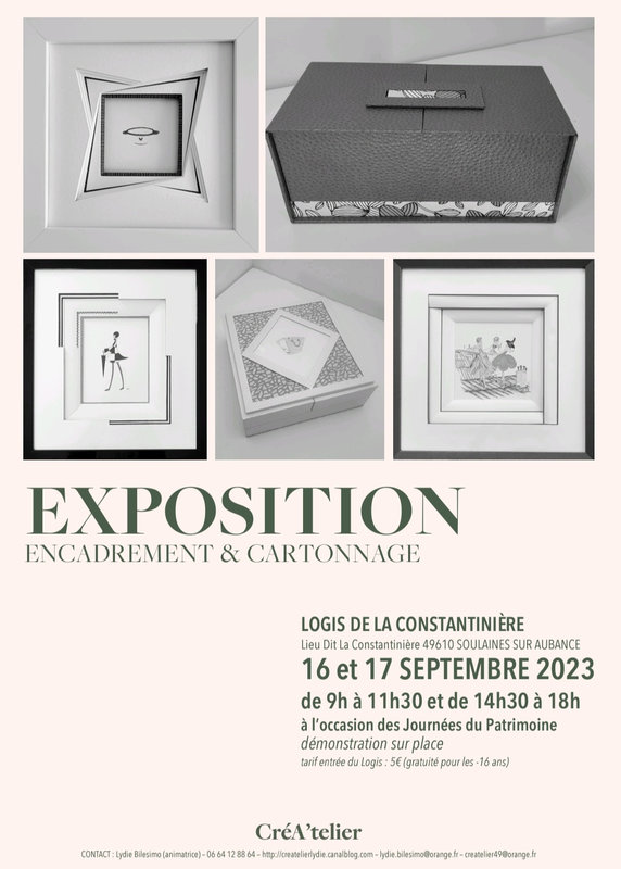 Affiche Expo Soulaines 2023