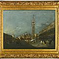 Francesco Guardi (Venice 1712 - 1793), Venice, <b>Piazza</b> <b>San</b> <b>Marco</b>, looking East towards the Basilica