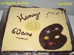 Gateau mousse de citron Henry