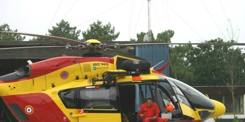 Lacanau l'hélicoptère Dragon 4
