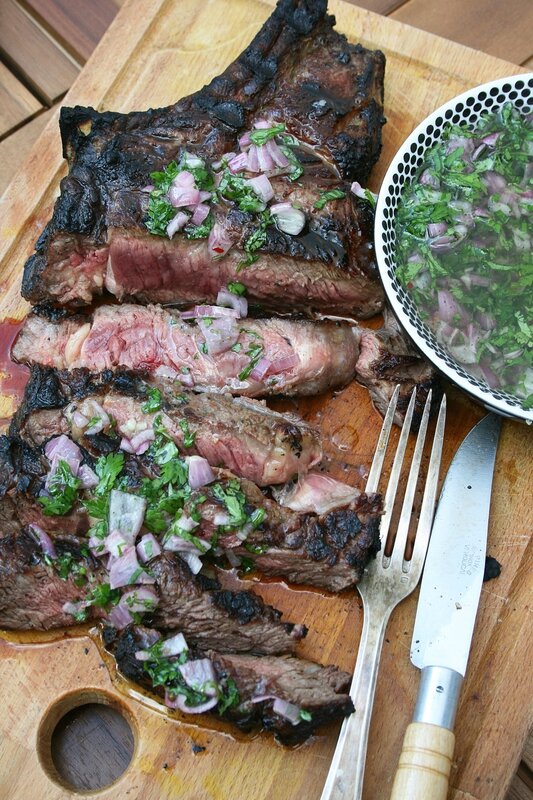 Côte de boeuf grillée aux 5 poivres - passion culinaire