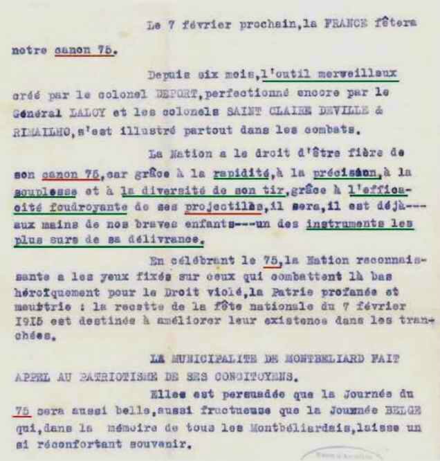 Notre 75 fête