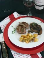 Médaillons de Filet de Boeuf Grillés, Poêlée de Cremini & PDT Rôties à la Graisse de Canard 002