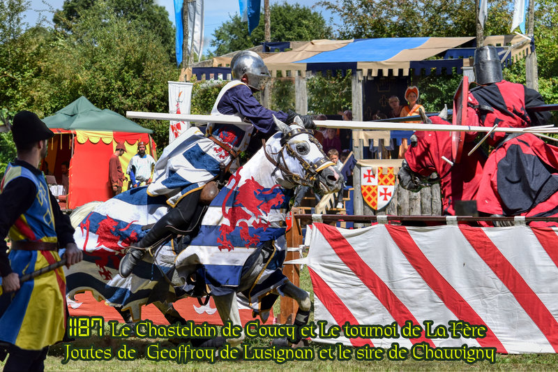 1187 Le Chastelain de Coucy et Le tournoi de La Fère- Joutes de Geoffroy de Lusignan et le sire de Chauvigny