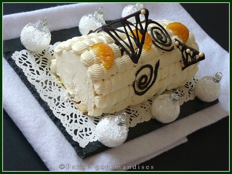 Bûche clémentine et chocolat blanc (39)