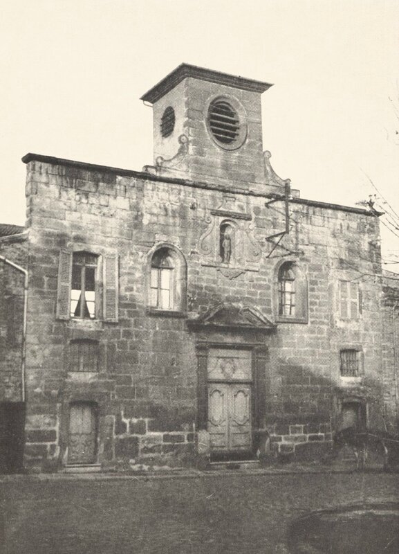 chapelle des Pénitents, façade