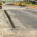 Projet de réhabilitation de la route Yaoundé Bafoussam. Les travaux sont en phase d’Avant-projet de démarrage. 