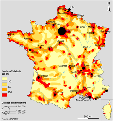 France densité