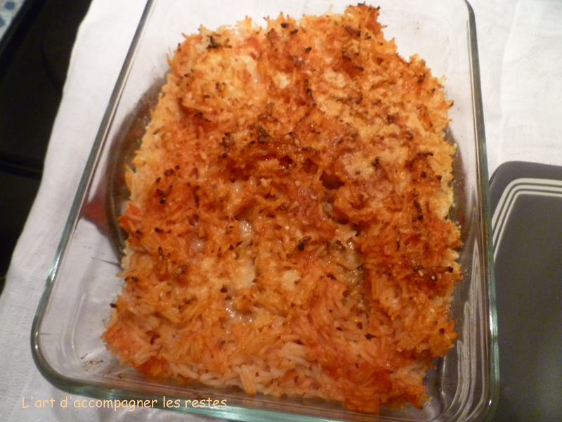 Gratin de riz à la sauce bolognaise1