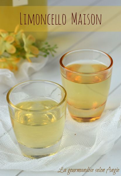 limoncello maison liqueur citron