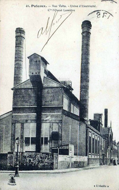 1916-11-25 station éléctrique Puteaux